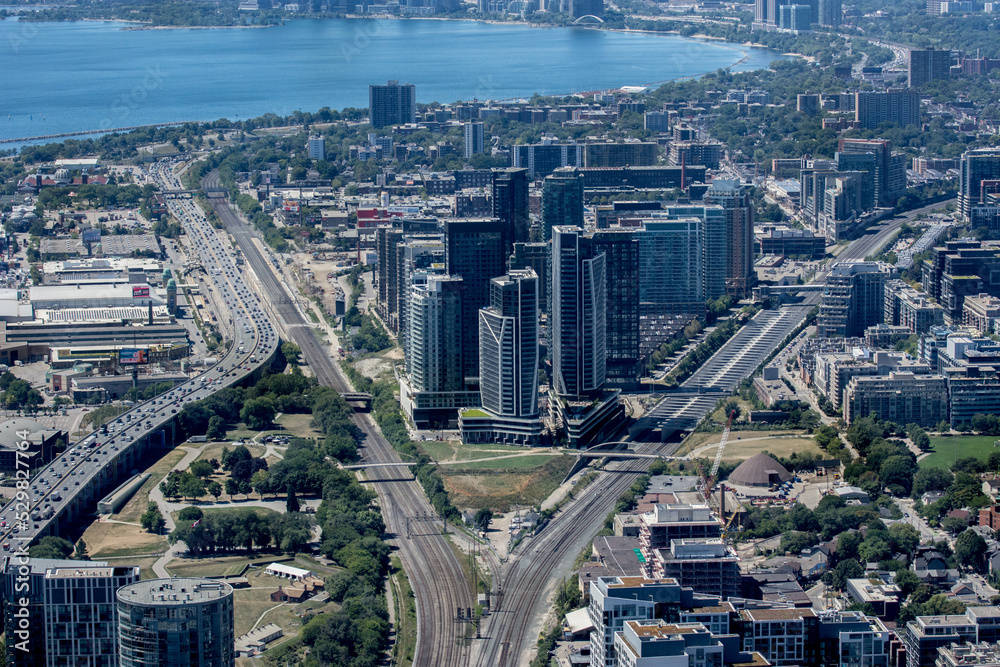 Aerial view at Toronto