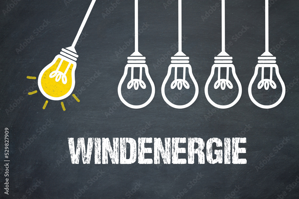 Fototapeta premium Windenergie
