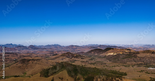 panorama of the capixaba mountains photo