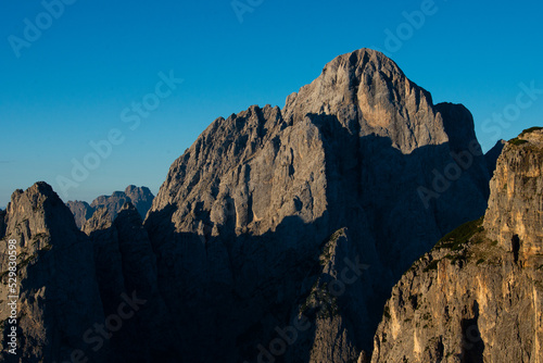 sunset in the mountains