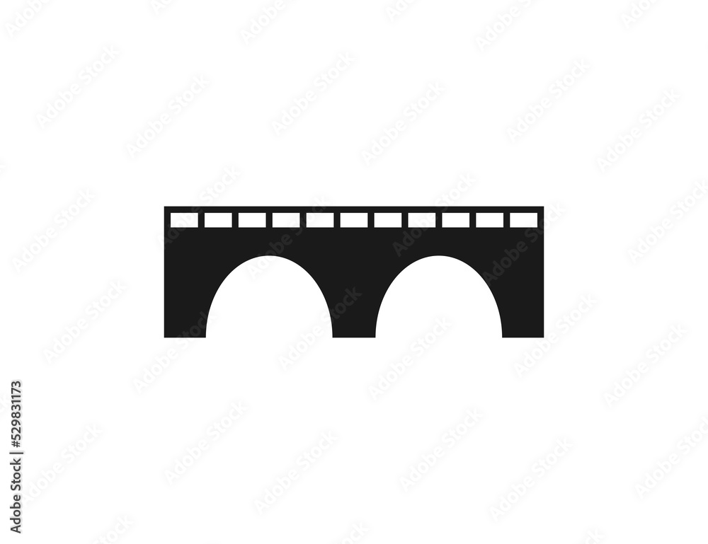 Bridge, construction icon. Vector illustration. Bridge, construction icon. Vector illustration.