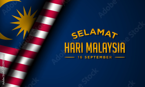 Malaysia Day Background Design.