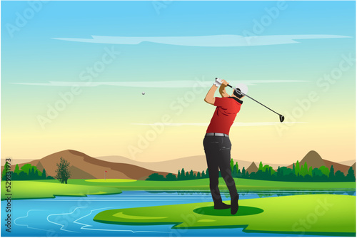 afternoon golf course