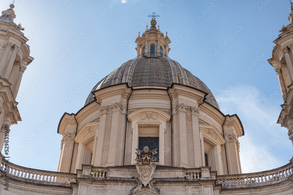 Sant'Agnese in Agone (Sant'Agnese in Piazza Navona) is a 17th-century Baroque church in Rome, Italy. It faces onto the Piazza Navona
