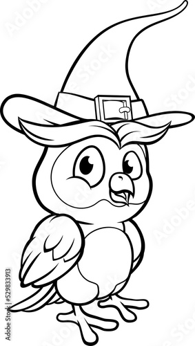 Cartoon Owl Character