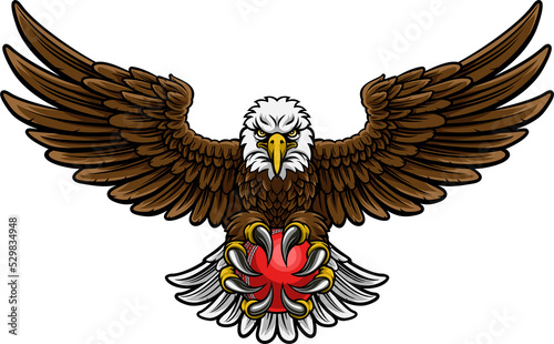 Eagle Cricket Sports Mascot