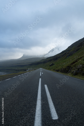 Strada panoramica alle Isole Faroe