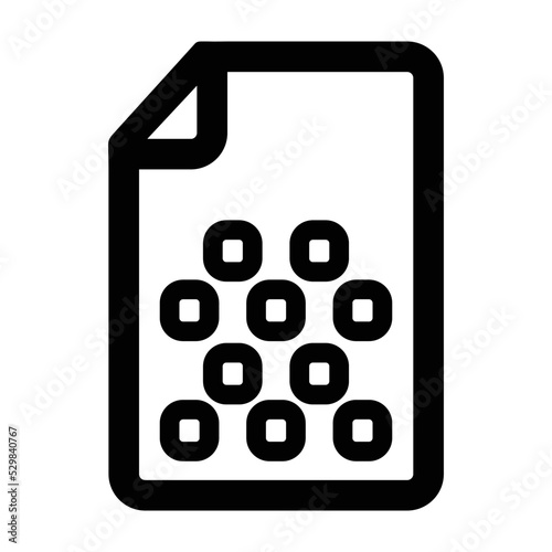 Raster folder Isolated Vector icon  photo