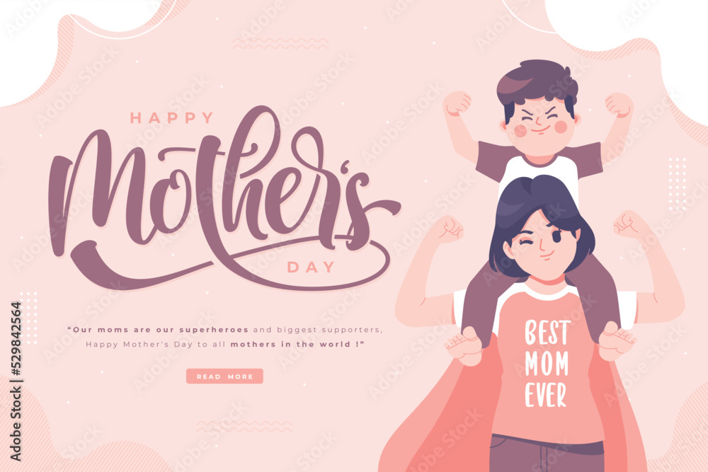 happy mother's day wishes and lettering vector background happy mother's day wishes and lettering vector background