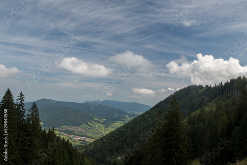 Ausblick  ins Tal vom Unterberg  photo
