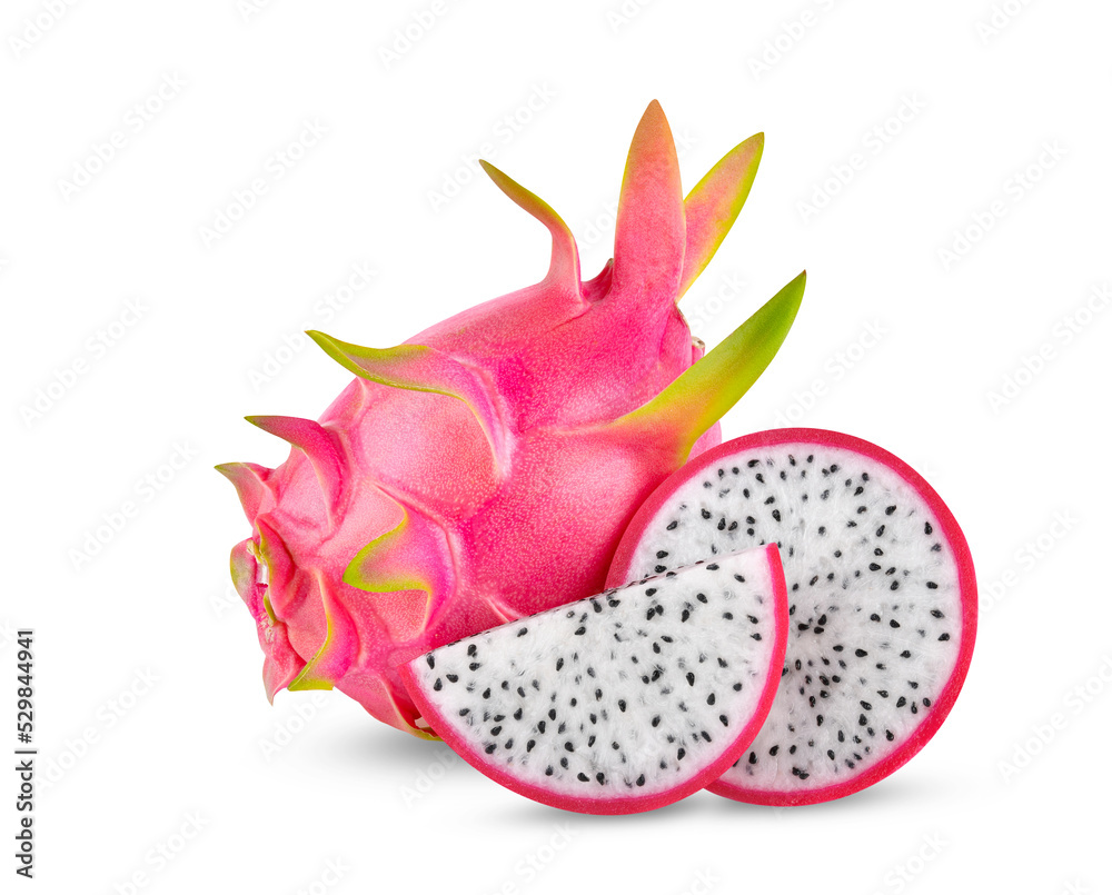 Dragon fruit isolated on white background Dragon fruit isolated on white background