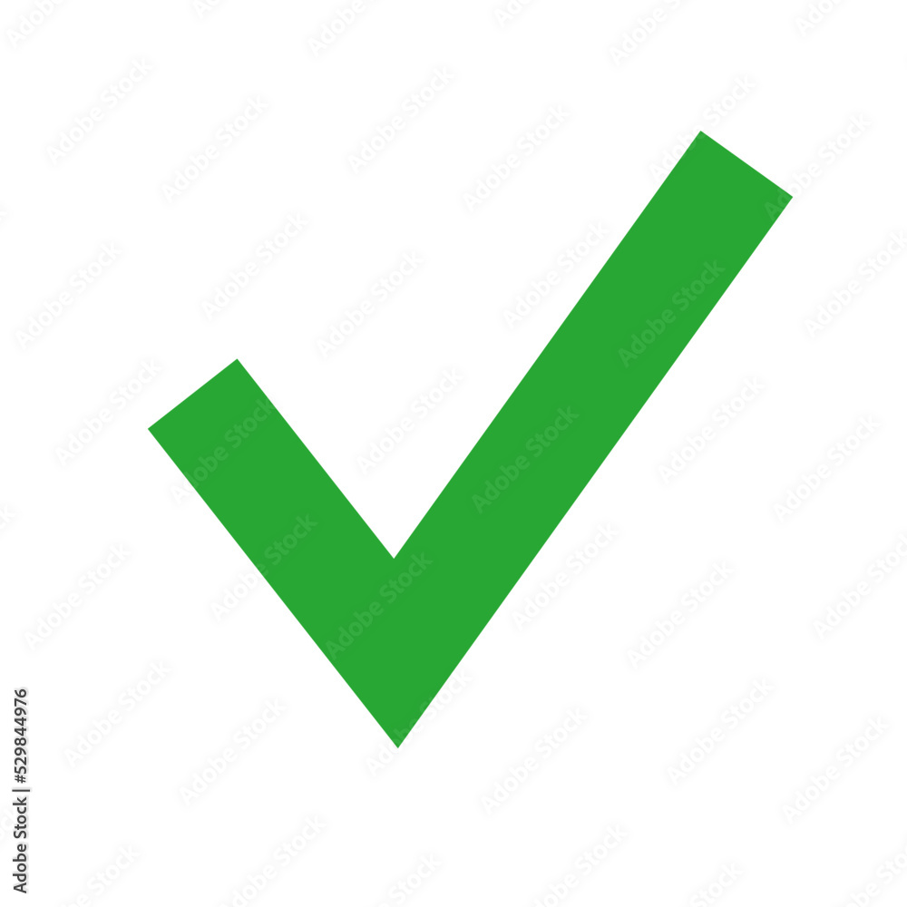 Check mark symbol. Tick symbol. Survey selection sign. Vector. Check mark symbol. Tick symbol. Survey selection sign. Vector.