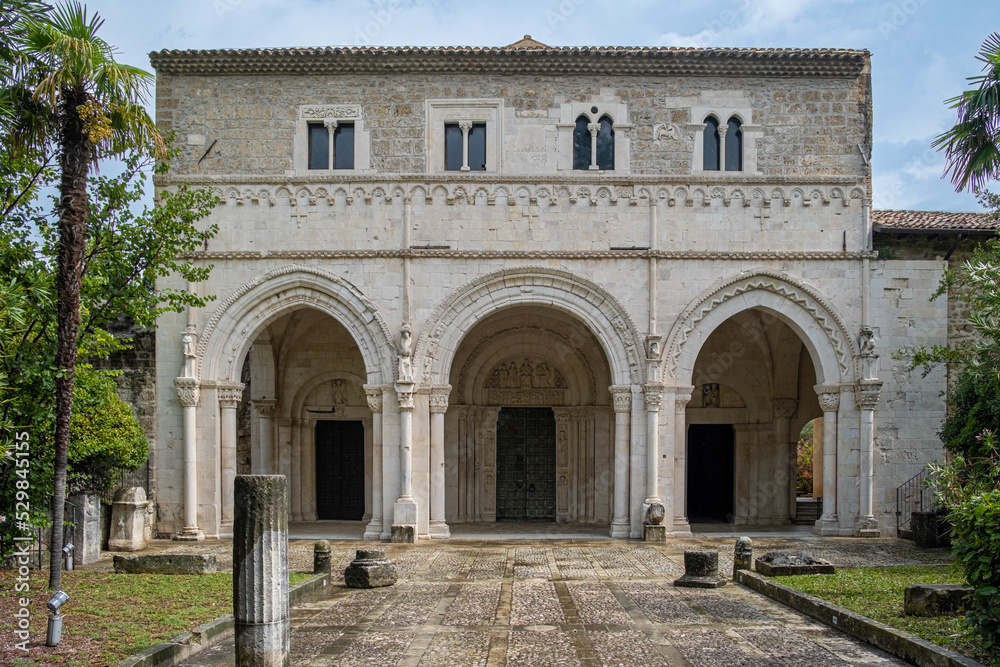 Abbey of San Clemente a Casauria, province of Pescara, Abruzzo, Italy, Europe.
