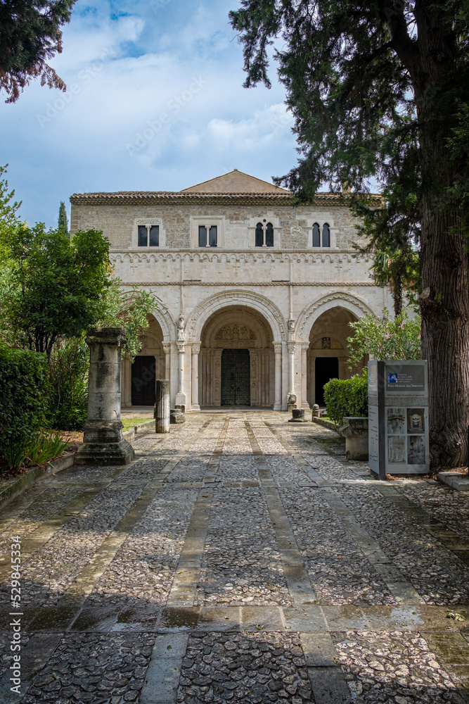 Abbey of San Clemente a Casauria, province of Pescara, Abruzzo, Italy, Europe.