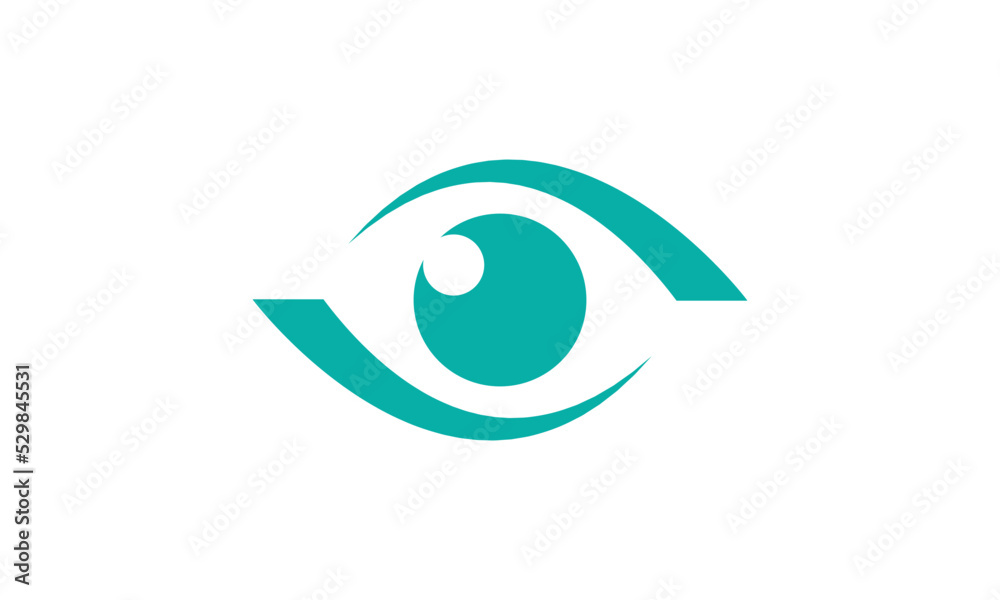 Fototapeta premium Eye vision vector design template
