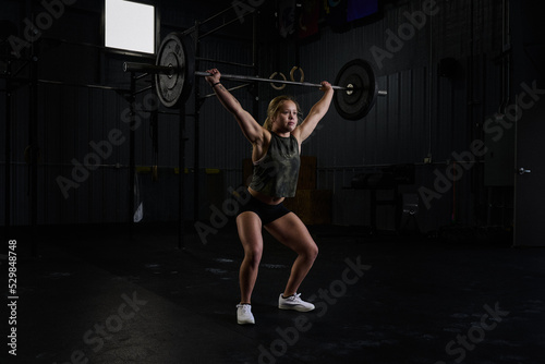 weightlifting woman