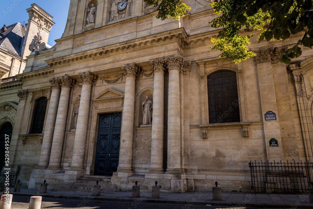 Sorbonne Chapel, rebuilt in the 17th century in Baroque style, The Sorbonne, world-famous university since 1253, Latin Quarter, 5th arrondissement, Paris, France Sorbonne Chapel, rebuilt in the 17th century in Baroque style, The Sorbonne, world-famous university since 1253, Latin Quarter, 5th arrondissement, Paris, France
