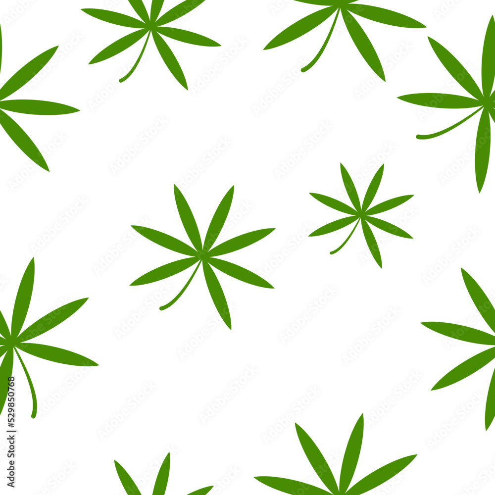 leaf seamless pattern vector design