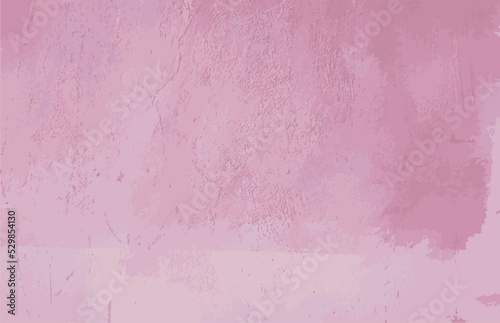 Plastered wall covered with pink paint. The wall of a city house. Pink background