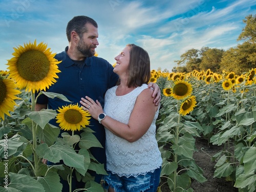 Man and Woman Gazing Into Each Others Eye in KS photo