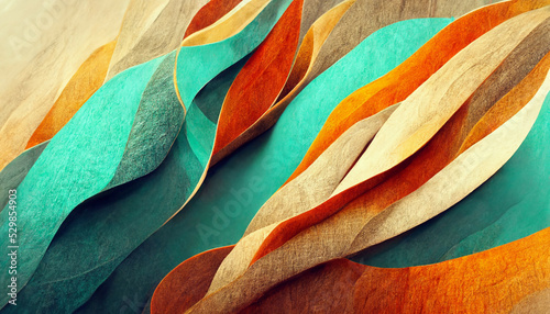 3D Abstract Background design made with Blender and Photoshop
