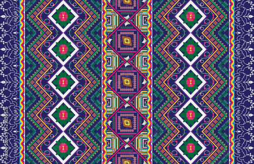 tribal pastel multicolor pastel Navajo seamless vector pattern. aztec abstract geometric art print in a sophisticated aztec style. Vector background with ethnic elements. Wallpaper, fabric, paper, cov