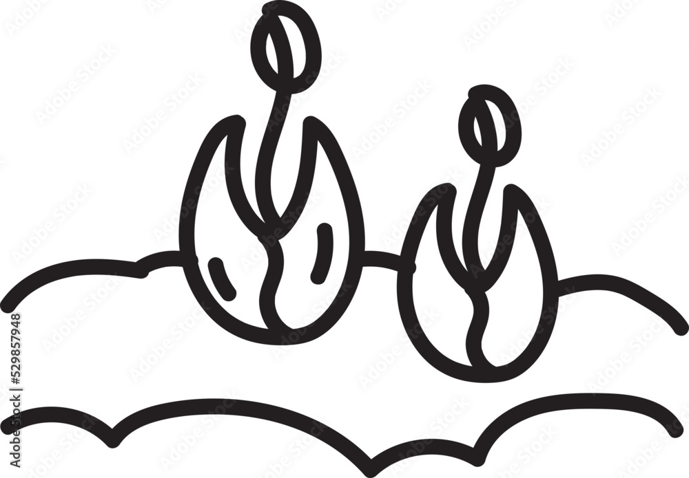 Obraz premium Gardening Doodle Icon