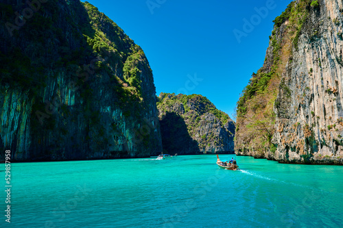 The landscape of Pileh Lagoon, Thailand