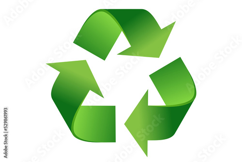Recycle symbol - png with transparency
