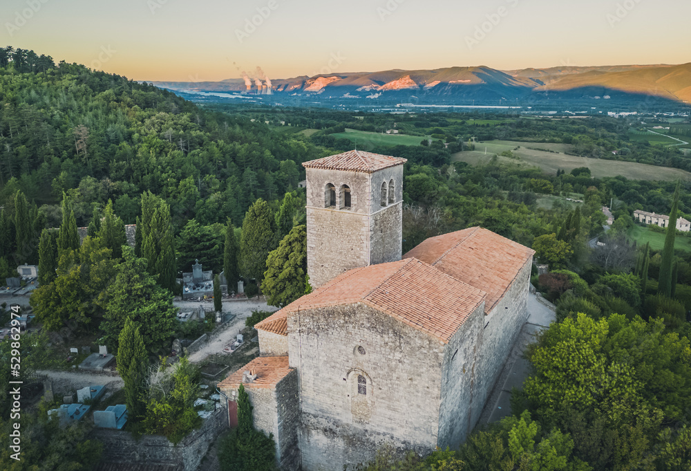 The Sainte-Foy de Mirmande Chapel is located in Mirmande, in the Drôme department in France. The Sainte-Foy de Mirmande Chapel is located in Mirmande, in the Drôme department in France.