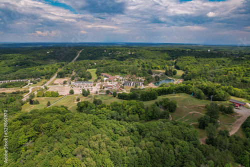 A Beautiful aerial view of Horseshoe Valley, Ontario, Canada © Henry