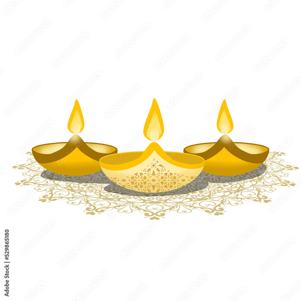 Diwali diya Stock Illustration | Adobe Stock