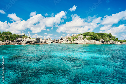 The landscape of Similan Islands, Thailand