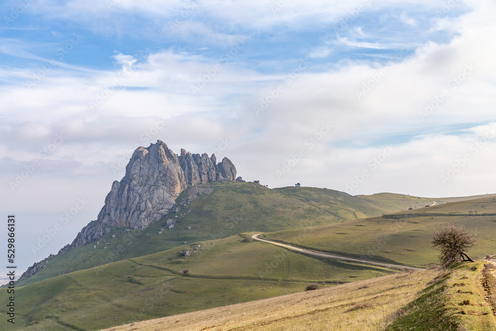 Beshbarmak rock massif.  Azerbaijan.
