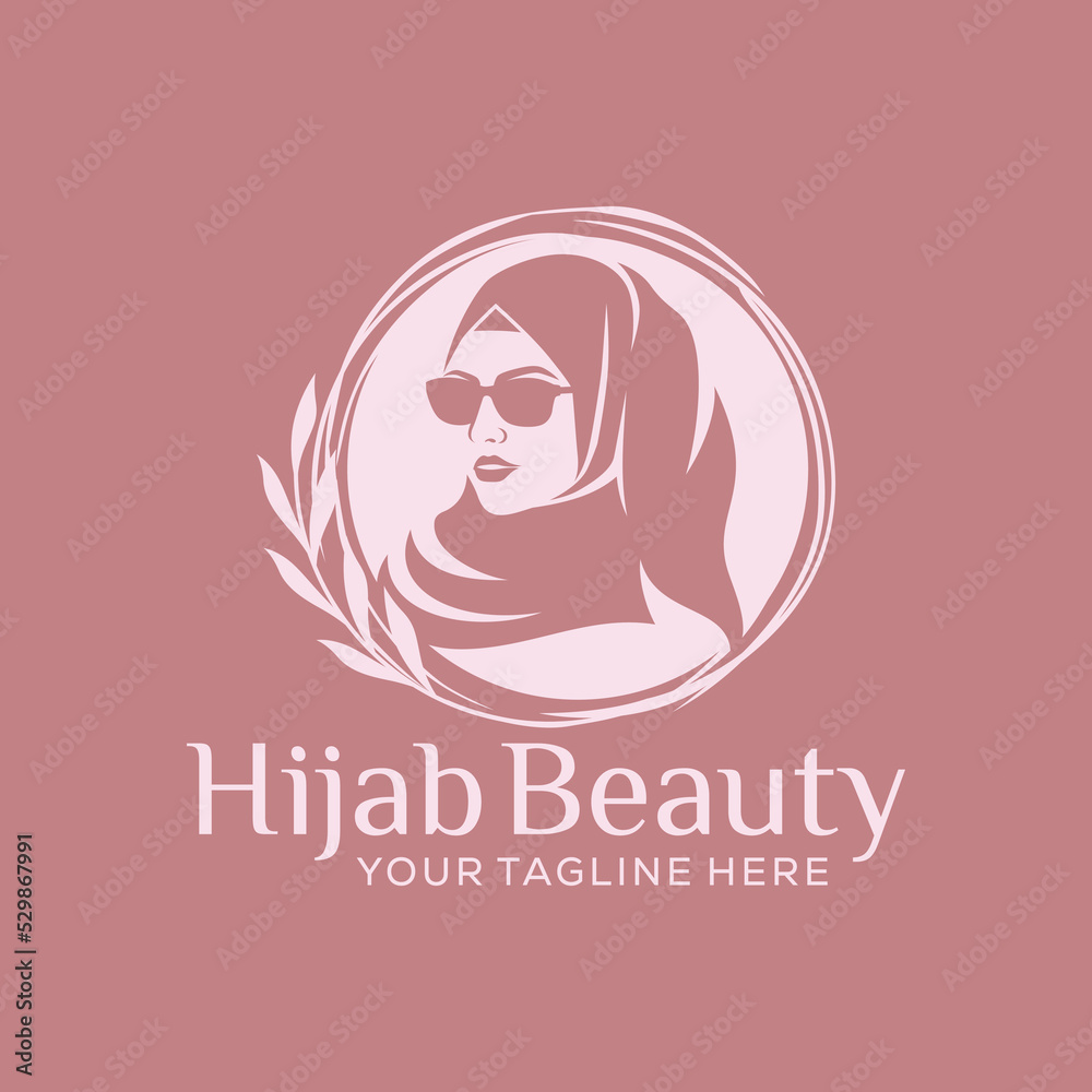 hijab fashion logo vector symbol hijab fashion logo vector symbol