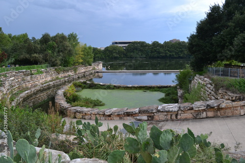 Water reservoir in Butler Metro Park in Austin, TX © Marta