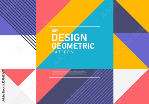 Abstract geometric symbol design decorative artwork design. Minimal design artwork template background.