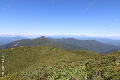 2022年9月の栃木県の茶臼岳の登山