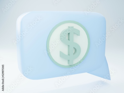 3d growth stock chart with coins investing icon, Uptrend stock market graph. 3d render