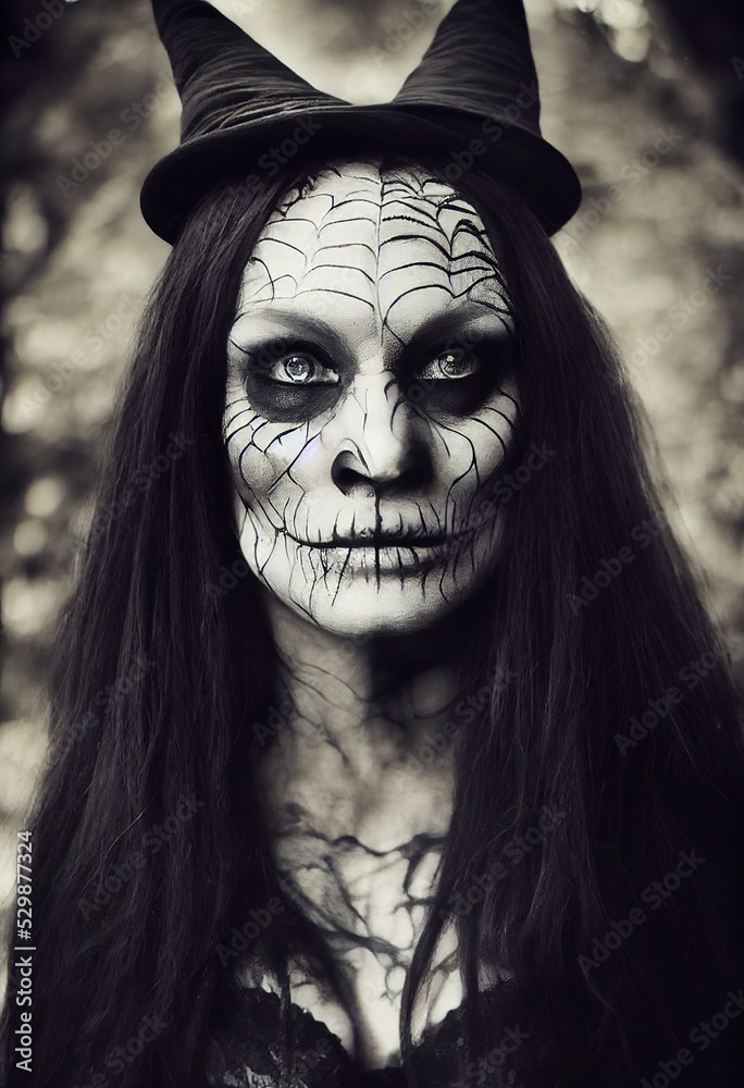 Spiderweb makeup for halloween. Spiderweb makeup for halloween.