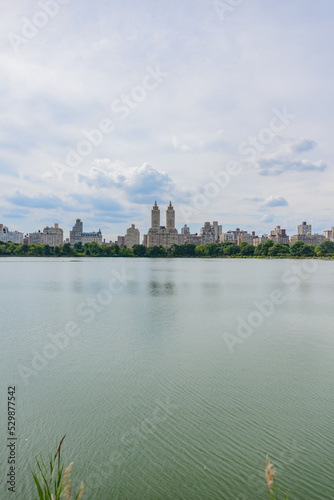 central park view of new york city architecture and skyline and cityscape and nature © cafera13