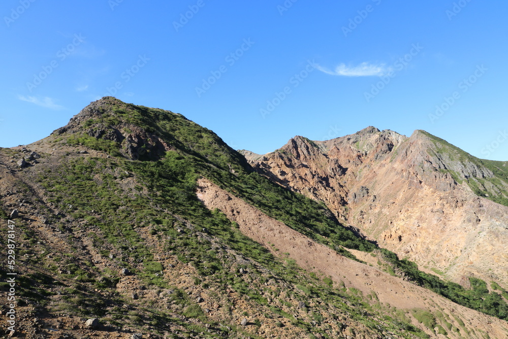 2022年9月の栃木県の茶臼岳の登山