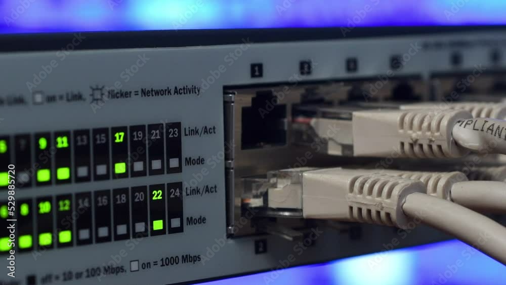 Ethernet server switches in Data Center sending and receiving data over the Ethernet Ethernet server switches in Data Center sending and receiving data over the Ethernet