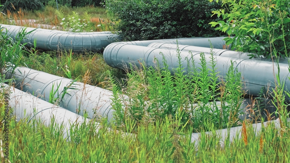 City District Heating System Pipelines Junction Manifold City District Heating System Pipelines Junction Manifold