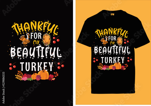  Thanksgiving day t shirt design  turkey 