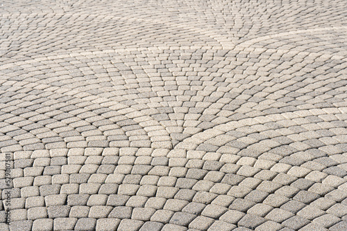 light paving slabs made of natural stone