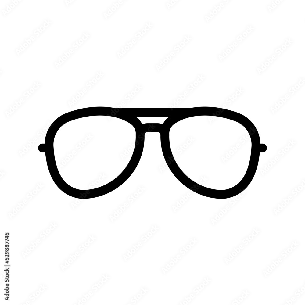 glasses icon. vector illustration glasses icon. vector illustration