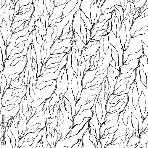 seamless pattern with branches