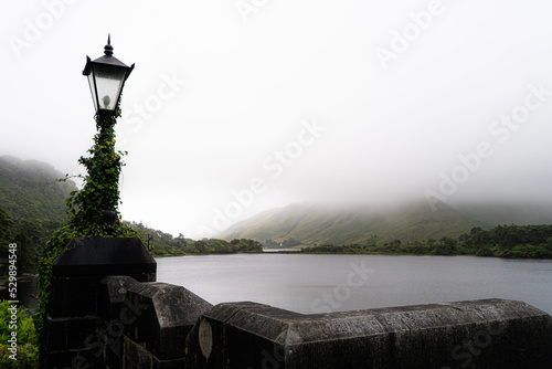 Pollacappul Lough is a lake in County Galway. Pollacappul Lough is situated west of Kylemore Lough, and northwest of Benbaun.  Scenic in Ireland. photo
