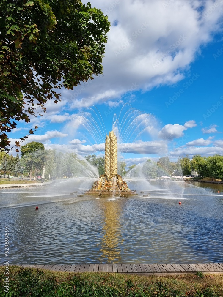 Fototapeta premium fountain in the park